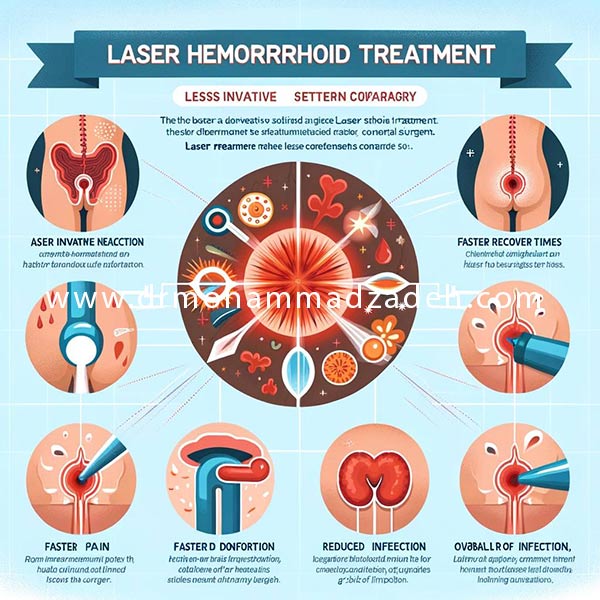 درمان هموروئید با لیزر چگونه است؟